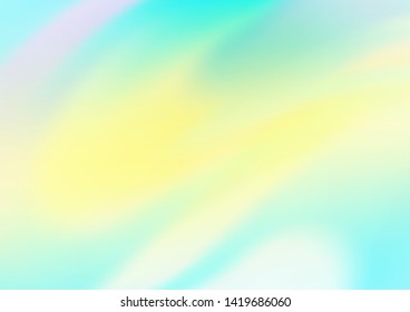 Light Green, Yellow vector abstract blurred template. Shining colorful illustration in a Brand new style. The template for backgrounds of cell phones.