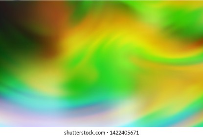 Light Green, Yellow vector abstract bright pattern. New colored illustration in blur style with gradient. New design for your business.