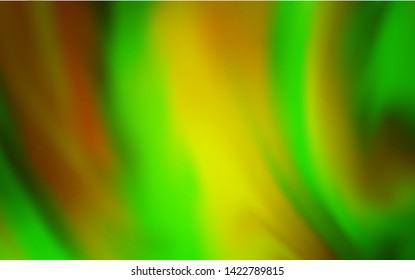 Light Green, Yellow vector abstract bright template. Creative illustration in halftone style with gradient. The best blurred design for your business.
