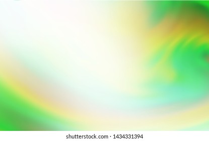 Light Green, Yellow vector abstract layout. Colorful abstract illustration with gradient. Blurred design for your web site.
