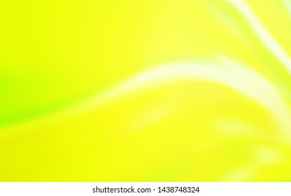 Light Green, Yellow vector abstract bright template. Colorful abstract illustration with gradient. Completely new design for your business.