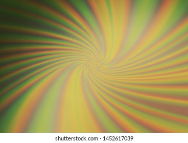 Light Green, Yellow vector abstract blurred template. A completely new color illustration in a bokeh style. A new texture for your design.
