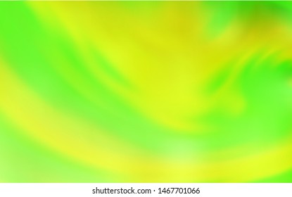 Light Green, Yellow vector abstract blurred layout. Shining colored illustration in smart style. Blurred design for your web site.