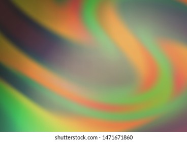 Light Green, Yellow vector abstract blurred pattern. Colorful abstract illustration with gradient. A completely new design for your business.