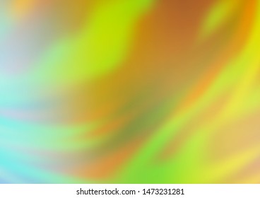 Light Green, Yellow vector abstract bright template. An elegant bright illustration with gradient. The blurred design can be used for your web site.