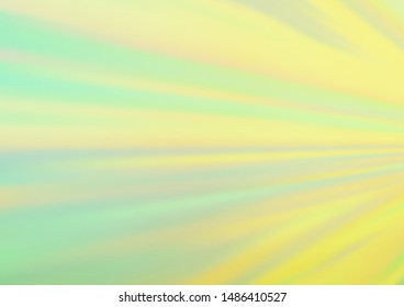 Light Green, Yellow vector abstract blurred background. Glitter abstract illustration with an elegant design. A completely new design for your business.