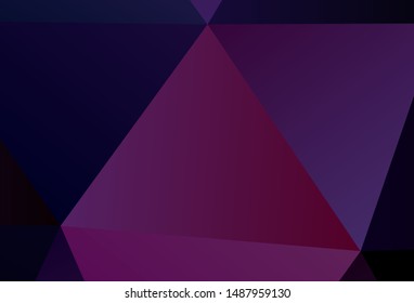 Light Green, Yellow vector abstract polygonal pattern. A completely new color illustration in a polygonal style. New template for your brand book.