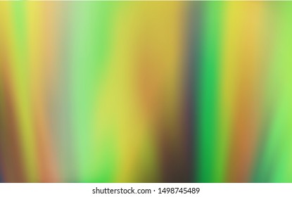 Light Green, Yellow vector abstract bright pattern. An elegant bright illustration with gradient. Blurred design for your web site.