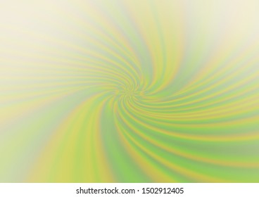 Light Green, Yellow vector abstract blurred pattern. A completely new color illustration in a bokeh style. The background for your creative designs.
