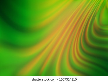 Light Green, Yellow vector abstract blurred template. A vague abstract illustration with gradient. Brand new design for your business.
