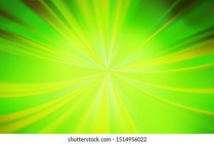 Light Green, Yellow vector abstract bright pattern. New colored illustration in blur style with gradient. Background for designs.