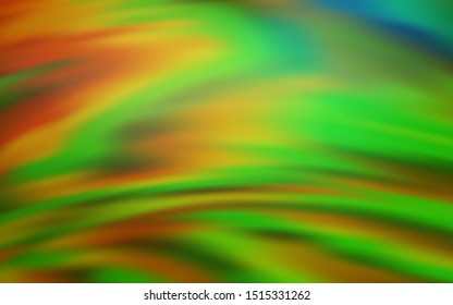 Light Green, Yellow vector abstract blurred background. Shining colored illustration in smart style. New style for your business design.