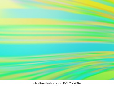 Light Green, Yellow vector abstract blurred template. An elegant bright illustration with gradient. The template for backgrounds of cell phones.