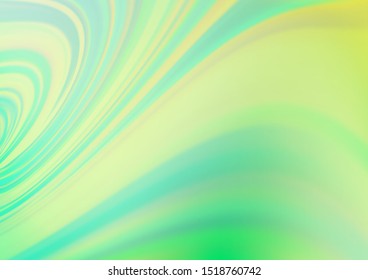 Light Green, Yellow vector abstract blurred pattern. Colorful abstract illustration with gradient. The template can be used for your brand book.