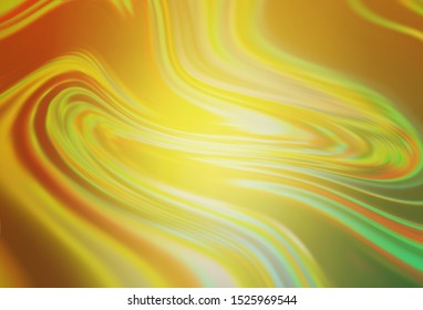 Light Green, Yellow vector abstract bright texture. A completely new colored illustration in blur style. Completely new design for your business.