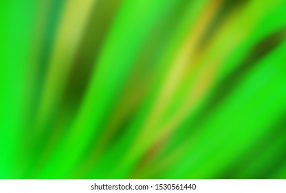 Light Green, Yellow vector abstract blurred layout. A completely new colored illustration in blur style. New style for your business design.