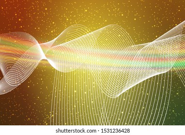 Light Green, Yellow vector abstract blurred background. An elegant bright illustration with gradient. The best blurred design for your business.