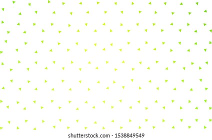 Light Green, Yellow vector  abstract polygonal template. Colorful abstract illustration with triangles. Pattern for a brand book's backdrop.