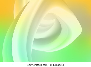 Light Green, Yellow vector abstract bright texture. Colorful abstract illustration with gradient. Smart design for your work.