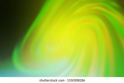 Light Green, Yellow vector abstract blurred layout. New colored illustration in blur style with gradient. Background for designs.