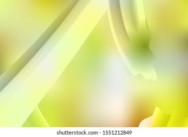 Light Green, Yellow vector abstract blurred background. Shining colorful illustration in smart style. Smart design for your work.