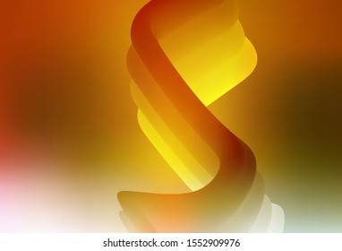 Light Green, Yellow vector abstract bright template. A completely new colored illustration in blur style. New way of your design.