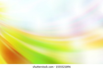 Light Green, Yellow vector abstract bright template. Colorful illustration in abstract style with gradient. New style design for your brand book.