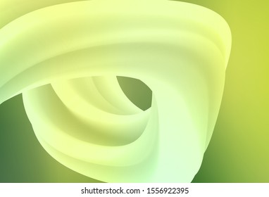 Light Green, Yellow vector abstract layout. Creative illustration in halftone style with gradient. New style for your business design.