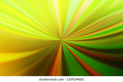 Light Green, Yellow vector abstract bright texture. An elegant bright illustration with gradient. Background for designs.