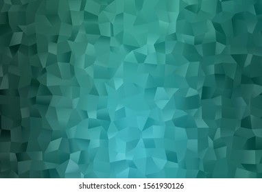 Light Green, Yellow vector abstract polygonal cover. Modern geometrical abstract illustration with gradient. New texture for your design.