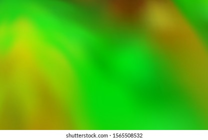 Light Green, Yellow vector abstract bright texture. Creative illustration in halftone style with gradient. Background for designs.