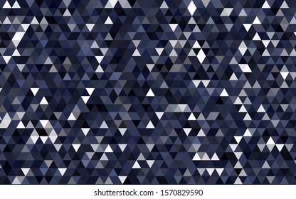 Light Green, Yellow vector abstract mosaic pattern. Shining illustration, which consist of triangles. The textured pattern can be used for background.
