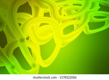 Light Green, Yellow vector abstract bright template. Colorful abstract illustration with gradient. Completely new design for your business.