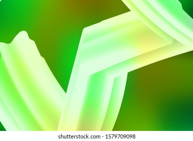 Light Green, Yellow vector abstract blurred layout. Abstract colorful illustration with gradient. Background for designs.
