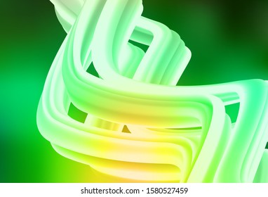 Light Green, Yellow vector abstract bright texture. Shining colorful illustration in smart style. Background for a cell phone.
