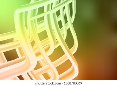 Light Green, Yellow vector abstract bright pattern. An elegant bright illustration with gradient. New way of your design.
