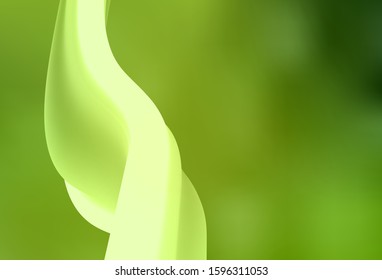 Light Green, Yellow vector abstract bright texture. An elegant bright illustration with gradient. Blurred design for your web site.