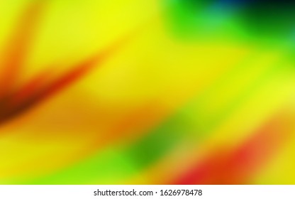 Light Green, Yellow vector abstract bright template. Abstract colorful illustration with gradient. Smart design for your work.