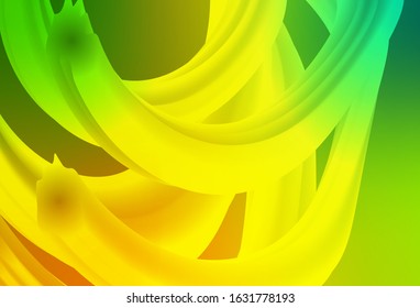 Light Green, Yellow vector abstract layout. Shining colorful illustration in smart style. Blurred design for your web site.