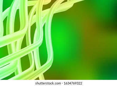 Light Green, Yellow vector abstract bright pattern. Shining colorful illustration in smart style. Elegant background for a brand book.