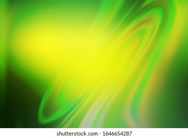 Light Green, Yellow vector abstract bright texture. Colorful abstract illustration with gradient. Elegant background for a brand book.