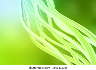 Light Green, Yellow vector abstract bright texture. A completely new colored illustration in blur style. Blurred design for your web site.