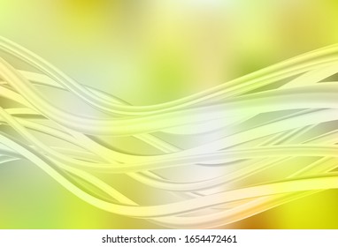 Light Green, Yellow vector abstract bright template. An elegant bright illustration with gradient. The best blurred design for your business.
