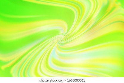 Hellgrüne, gelbe Vektorillustration abstrakte helle Textur. Neue farbige Illustration im unscharfen Stil mit Farbverlauf. Komplett neues Design für Ihr Unternehmen.