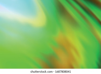 Light Green, Yellow vector abstract blurred background. Glitter abstract illustration with gradient design. Blurred design for your web site.