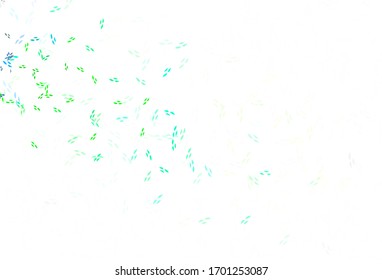 Light Green, Yellow vector abstract background with leaves. Blurred decorative design in Indian style with leaves. Pattern for heads of websites, designs.