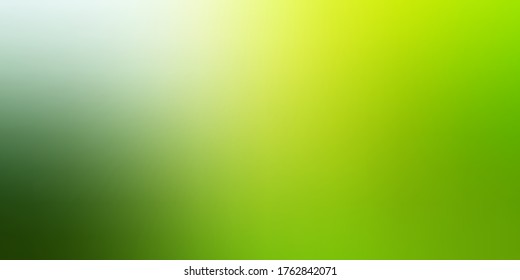 Light Green, Yellow vector abstract background. Shining colorful illustration in blur style. Background for cell phones.