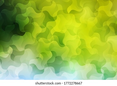 Hellgrüne, gelbe, abstrakte polygonale Vorlage. Geometrische Abbildung im Origami-Stil mit Farbverlauf.  Neues Design für Ihr Unternehmen.