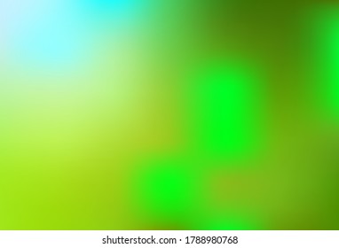 Light Green, Yellow vector abstract bright texture. Colorful abstract illustration with gradient. Background for a cell phone.