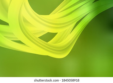 Diseño abstracto de vectores amarillo y verde claro. Ilustración creativa en estilo de semitono con gradiente. Fondo para un teléfono móvil.